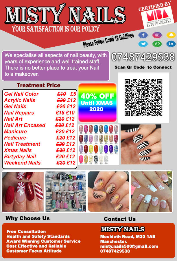 Misty Nails Manchester Nextdoor