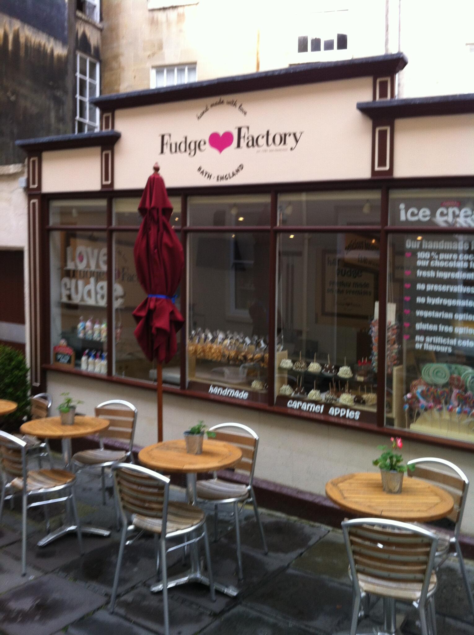 The SAN Francisco Fudge Factory Bath, England Nextdoor