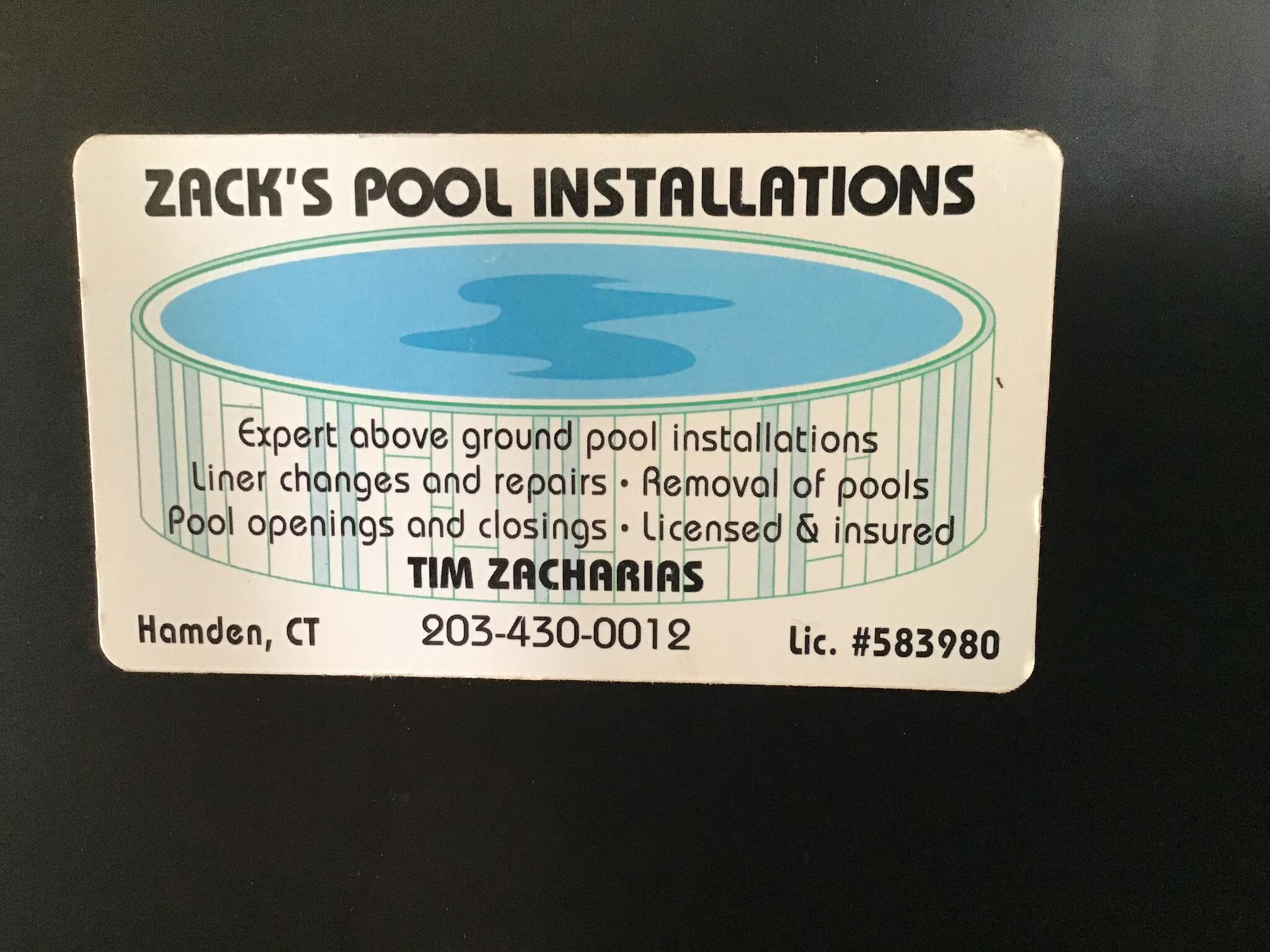 Zacks Pool Installations 1 Hamden, CT Nextdoor