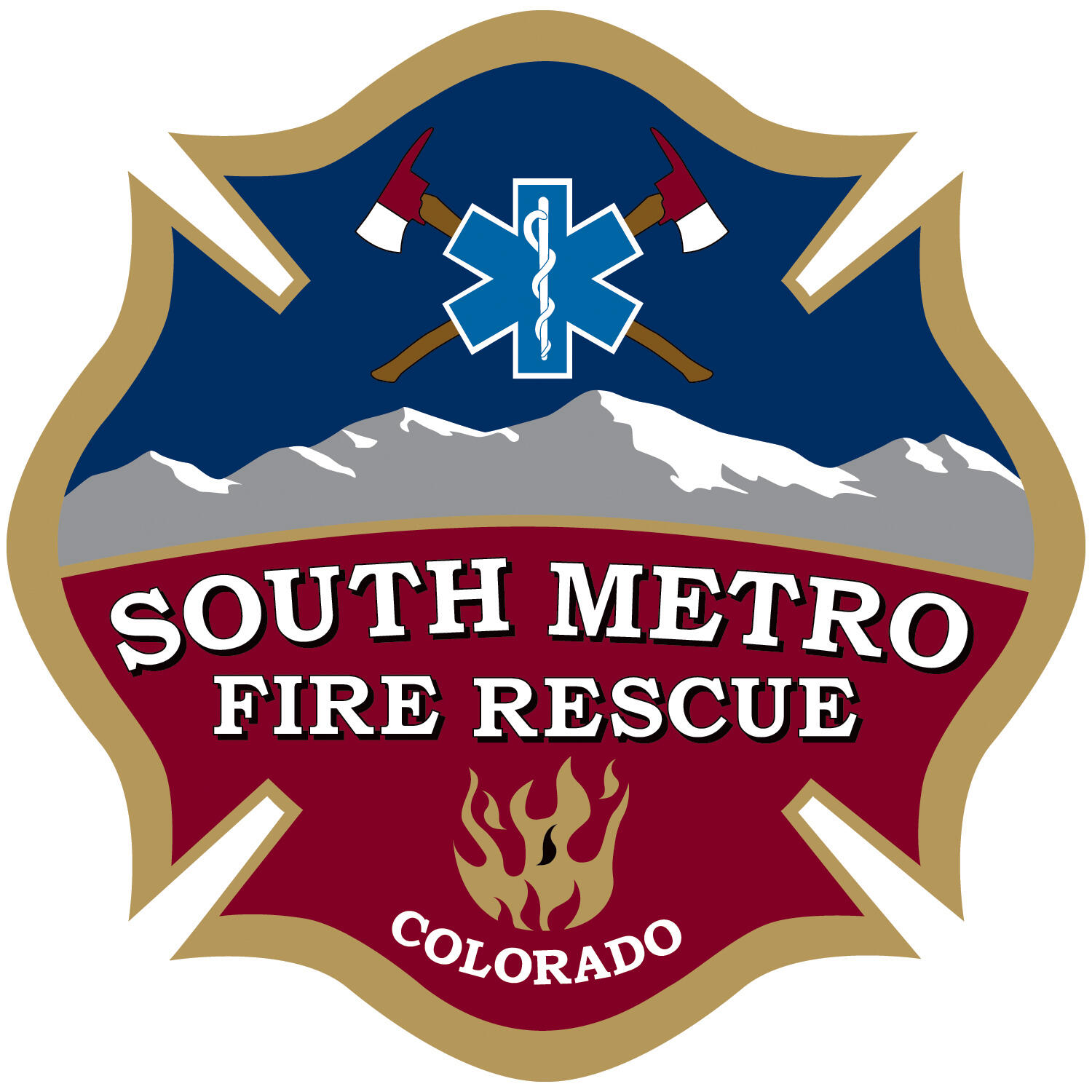 South Metro Fire Rescue CO Fire Dept Patch Colorado