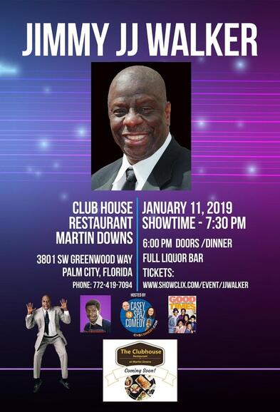 Jan 11 Comedy With Legendary Actor Comedian Jimmie Jj Walker