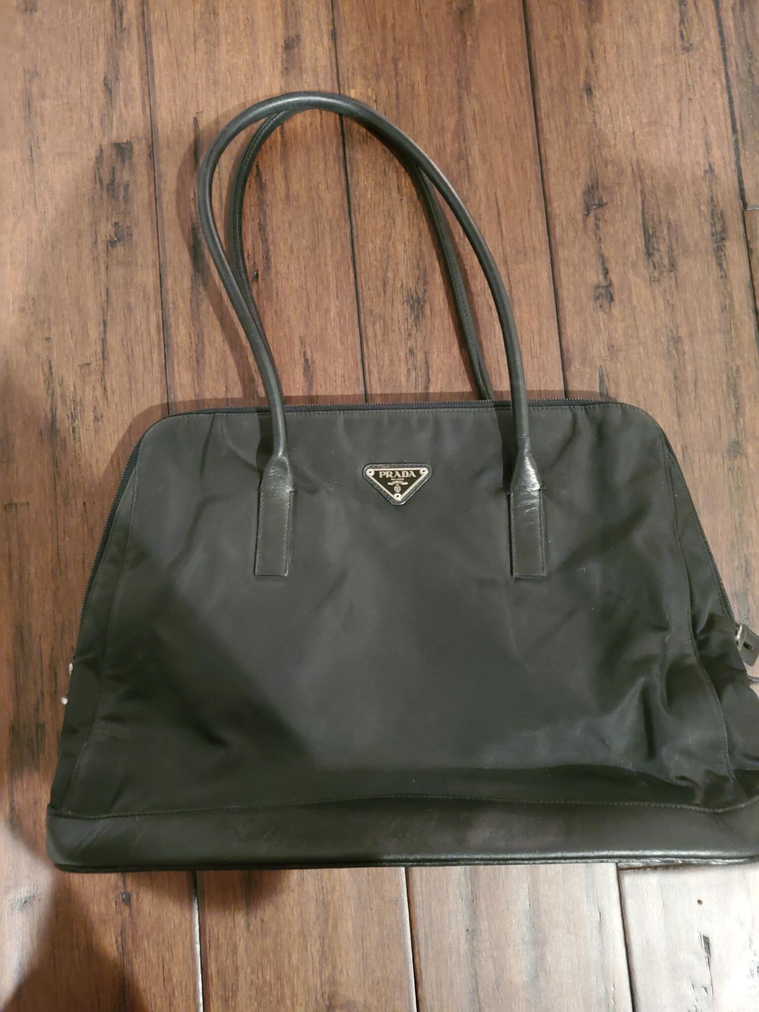 authentic prada nylon bag