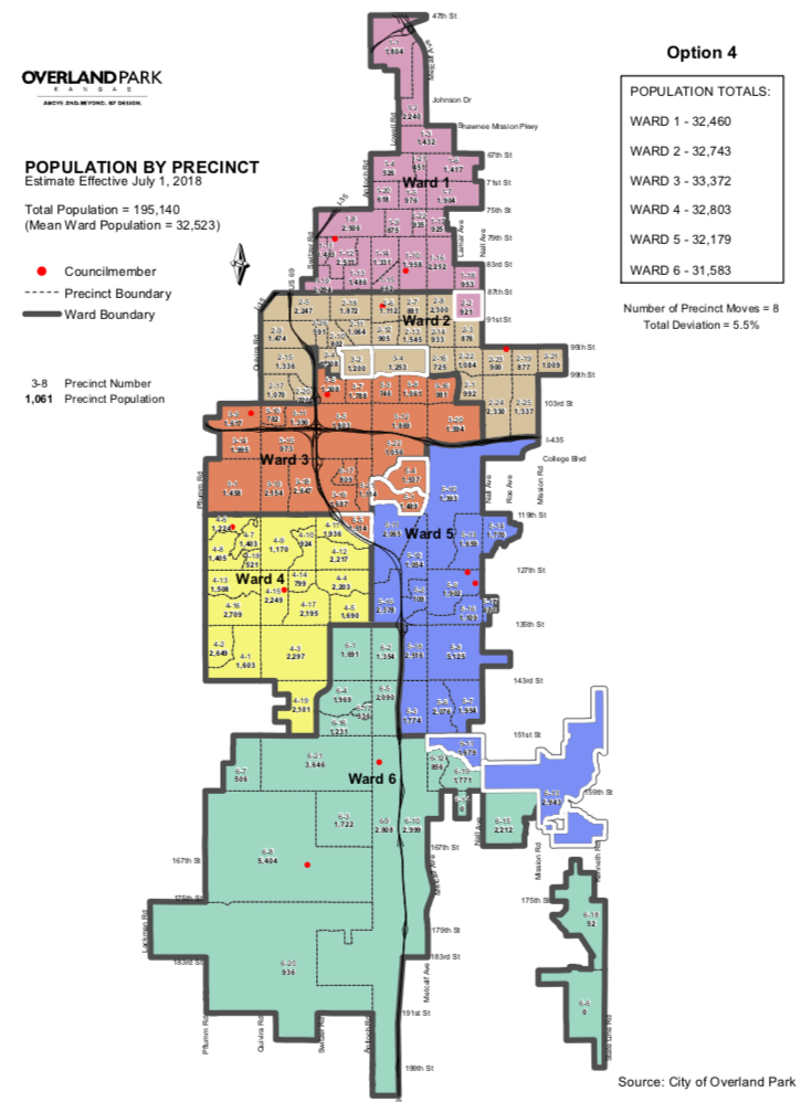 City Council ward redistricting (City of Overland Park) — Nextdoor ...