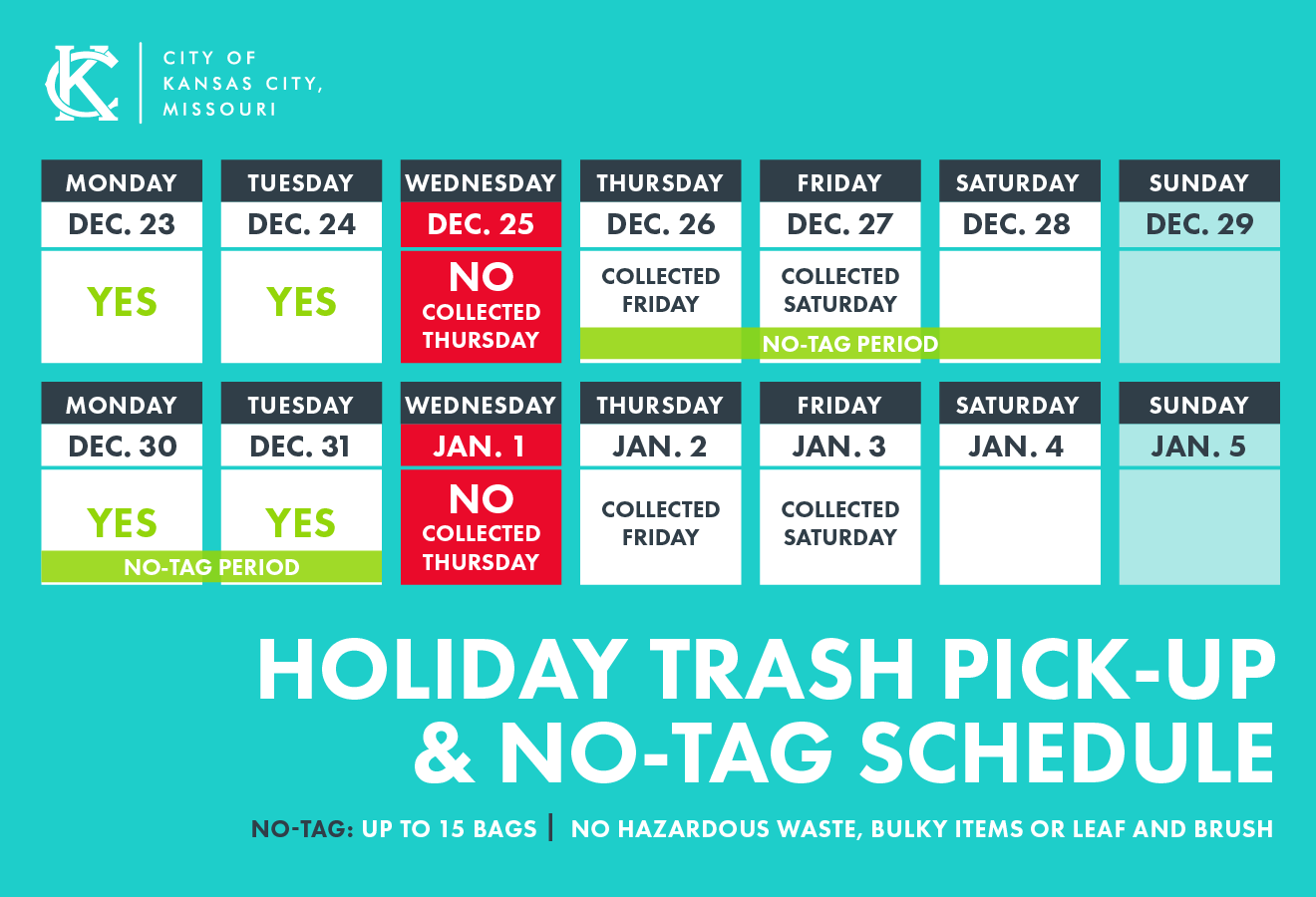 2024 Trash Pick Up Schedule Ashli Camilla