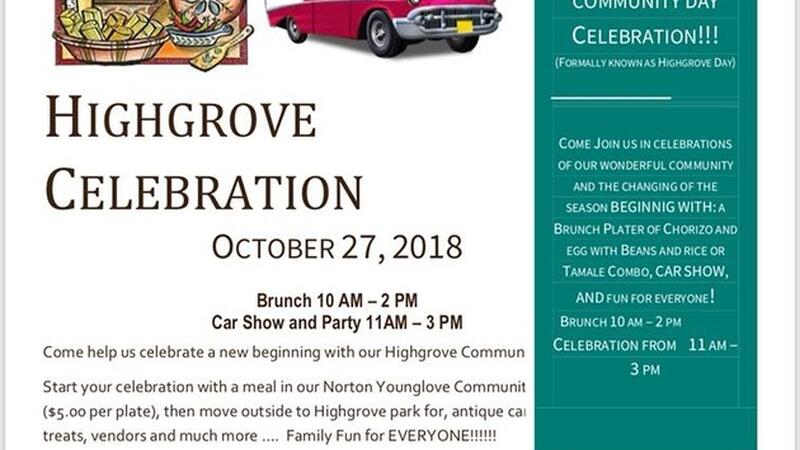 Oct 27 Highgrove Community Day Nextdoor