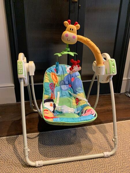 fisher price musical swing
