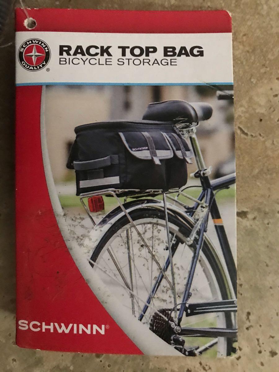 schwinn rack top bike bag