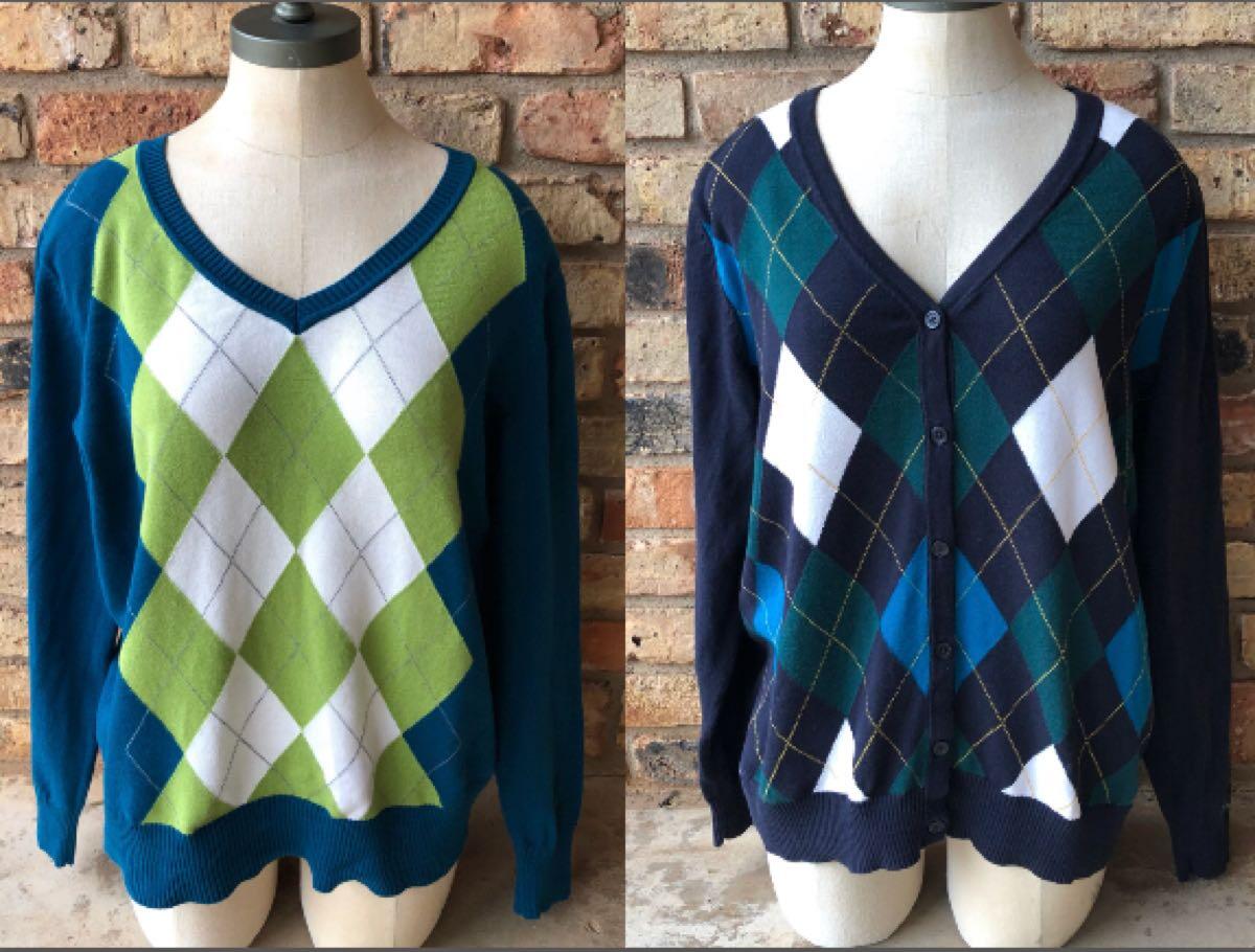 st john's bay argyle sweater