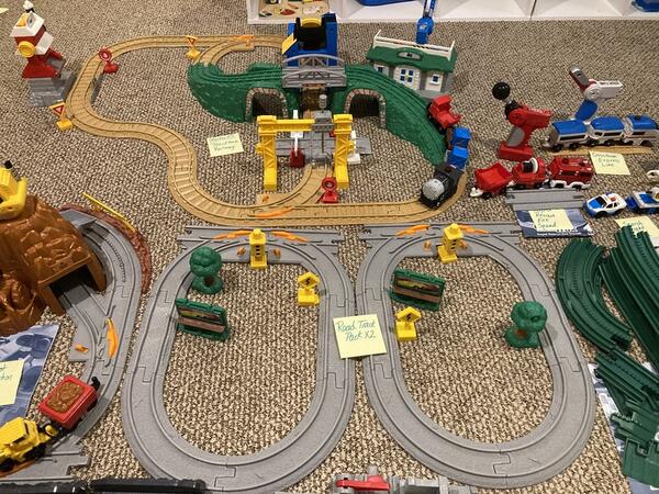 geo track train set