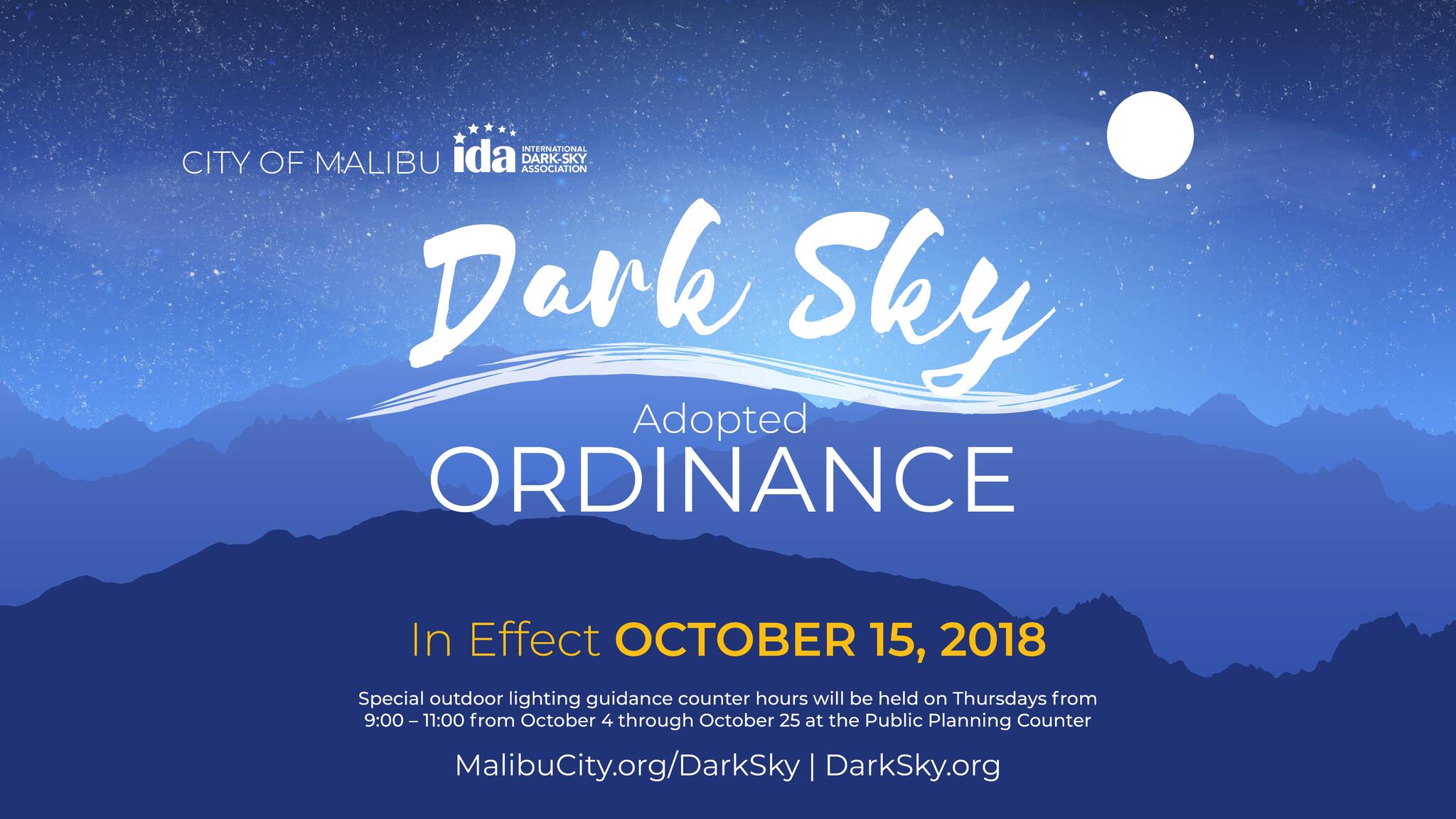 Malibu S Dark Sky Ordinance In Effect Oct 15 Special Public