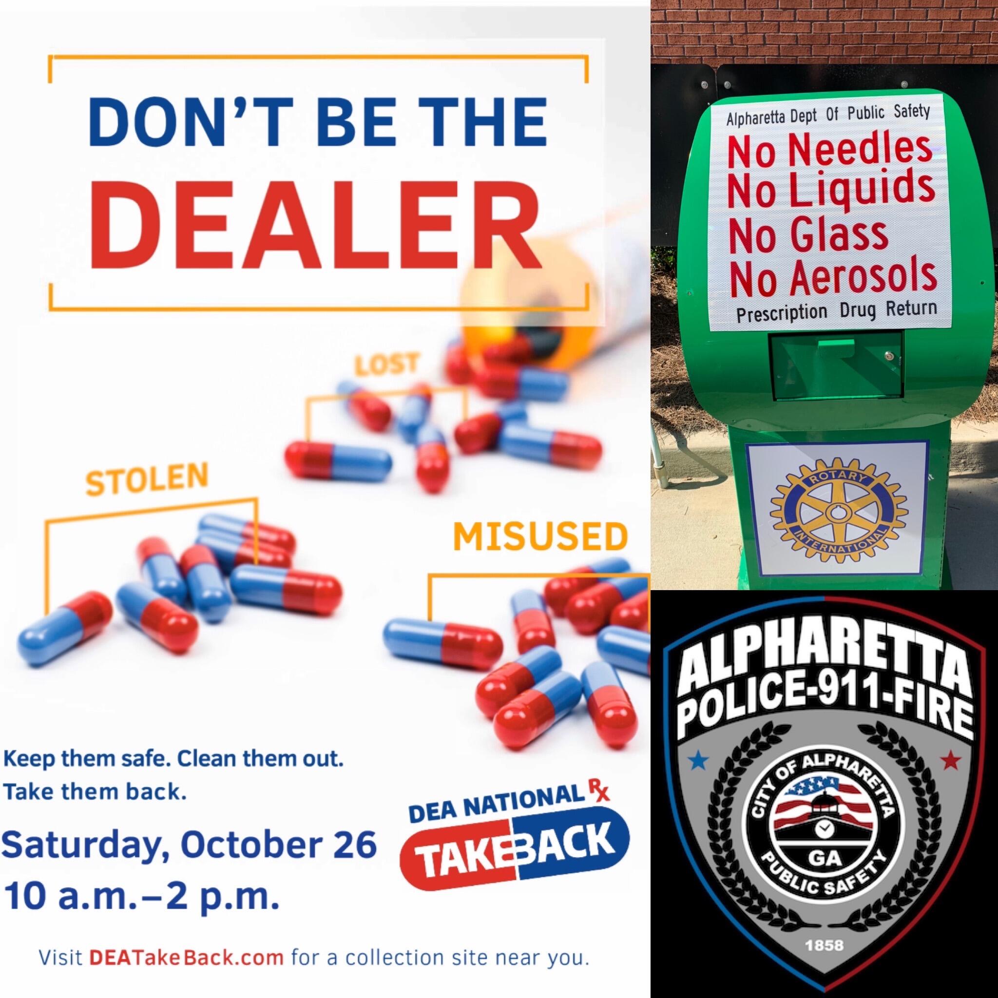 Prescription Drug Disposal (Alpharetta Department of Public Safety