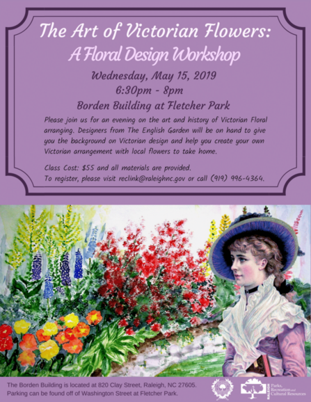 May 15 The Art Of Victorian Flowers A Floral Design Workshop