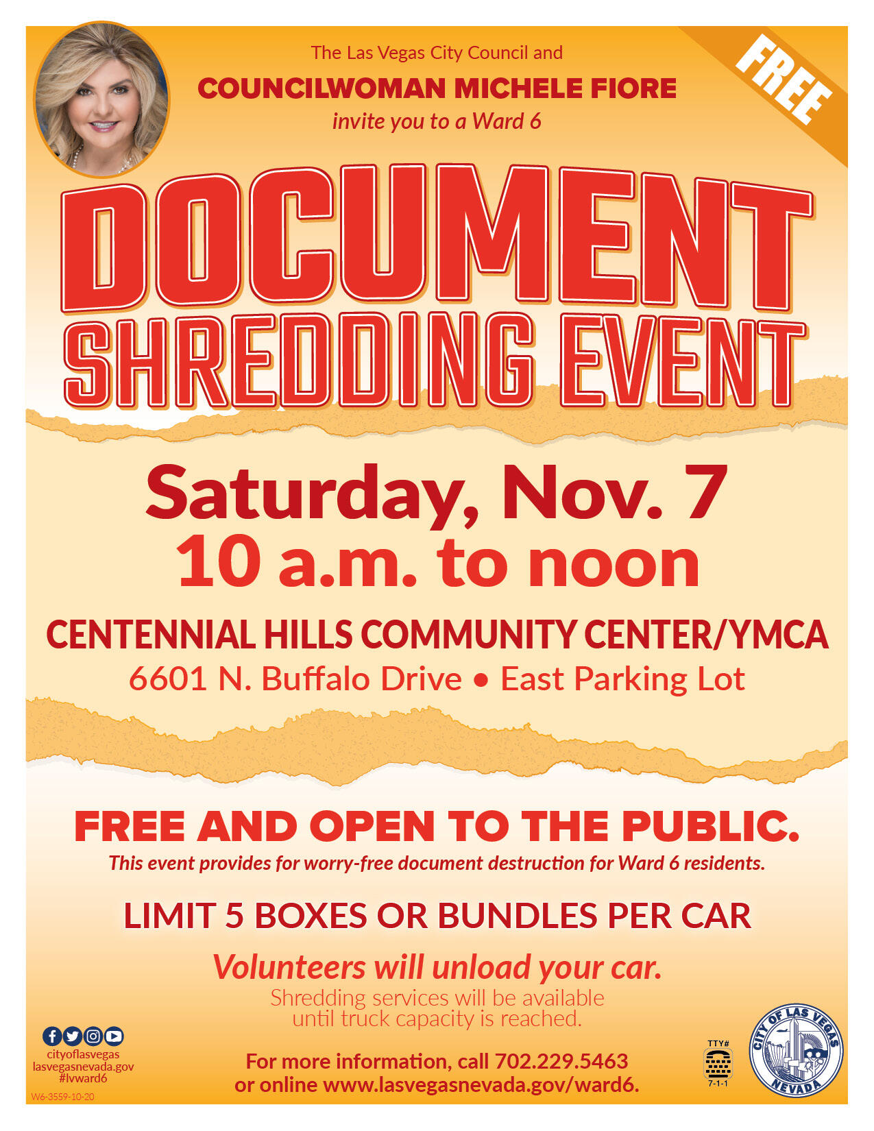 Document Shredding Event (City of Las Vegas) — Nextdoor — Nextdoor