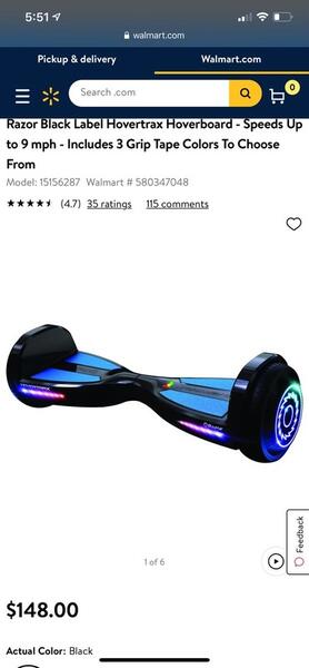 black label hovertrax