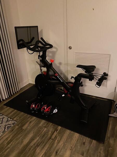 peloton bike mat