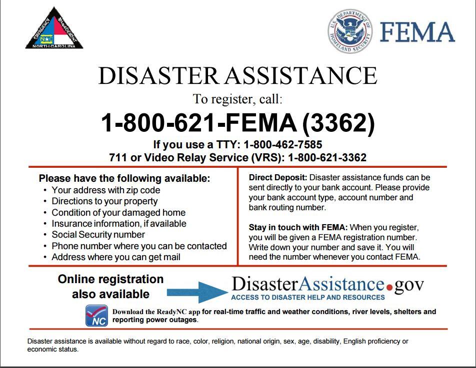 FEMA Disaster Recovery Center Is Open In Brunswick County To Assist ...