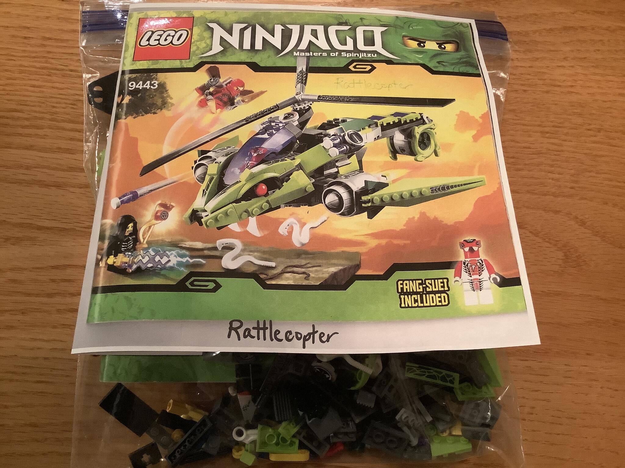 lego ninjago rattlecopter