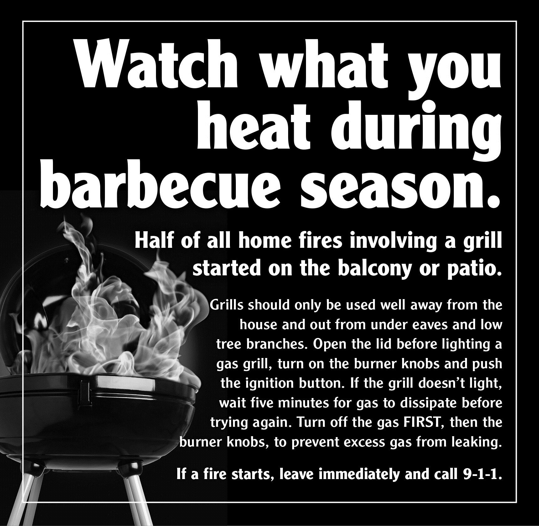 Barbecue Safety Tips (Henderson Fire Department) — Nextdoor — Nextdoor