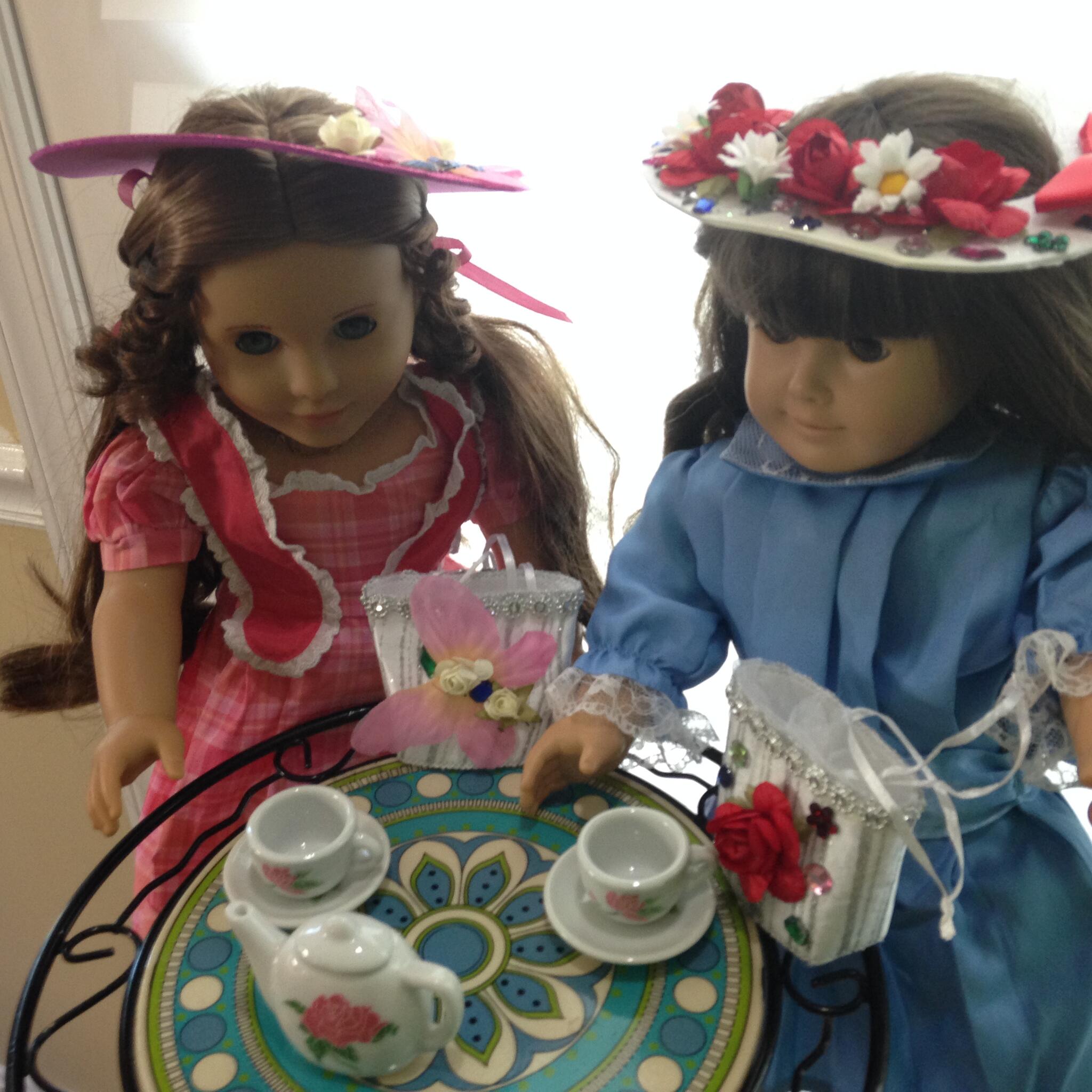 american girl doll samantha tea set