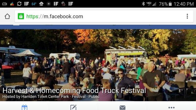 Oct 16 Hamden Harvest Homecoming Food Truck Festival