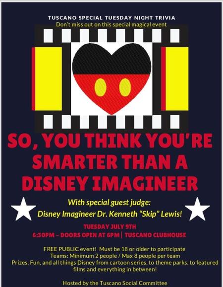 Jul 9 So You Think Youre Smarter Than A Disney Imagineer - 