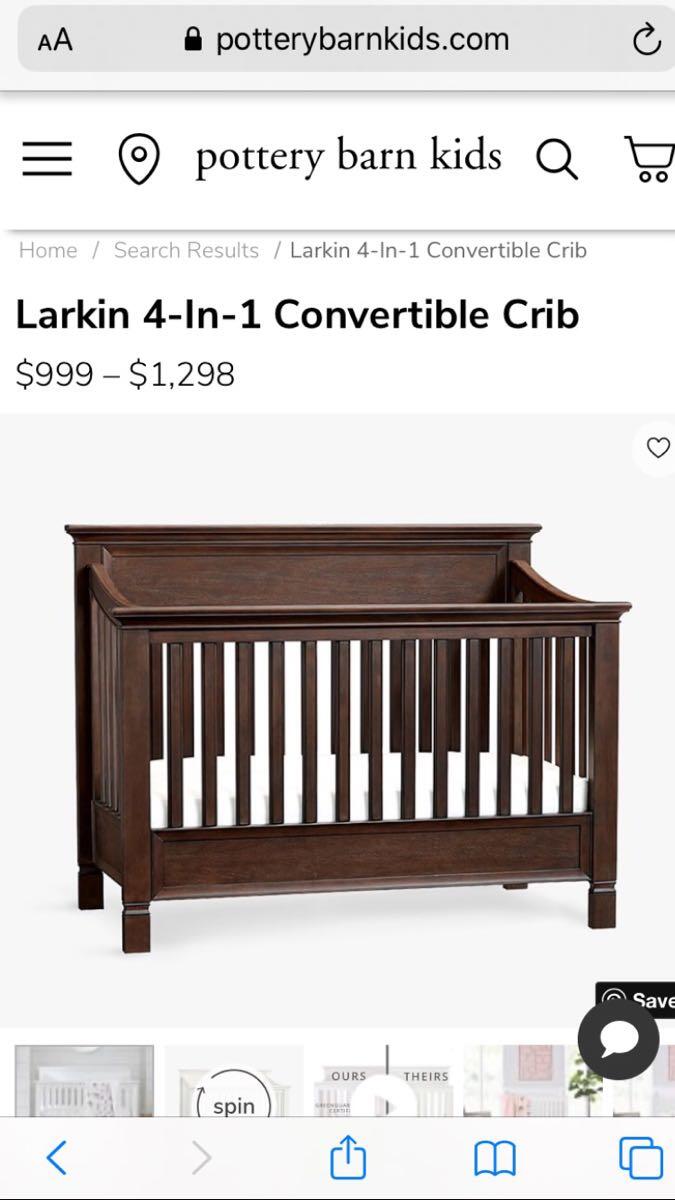 pottery barn larkin conversion kit