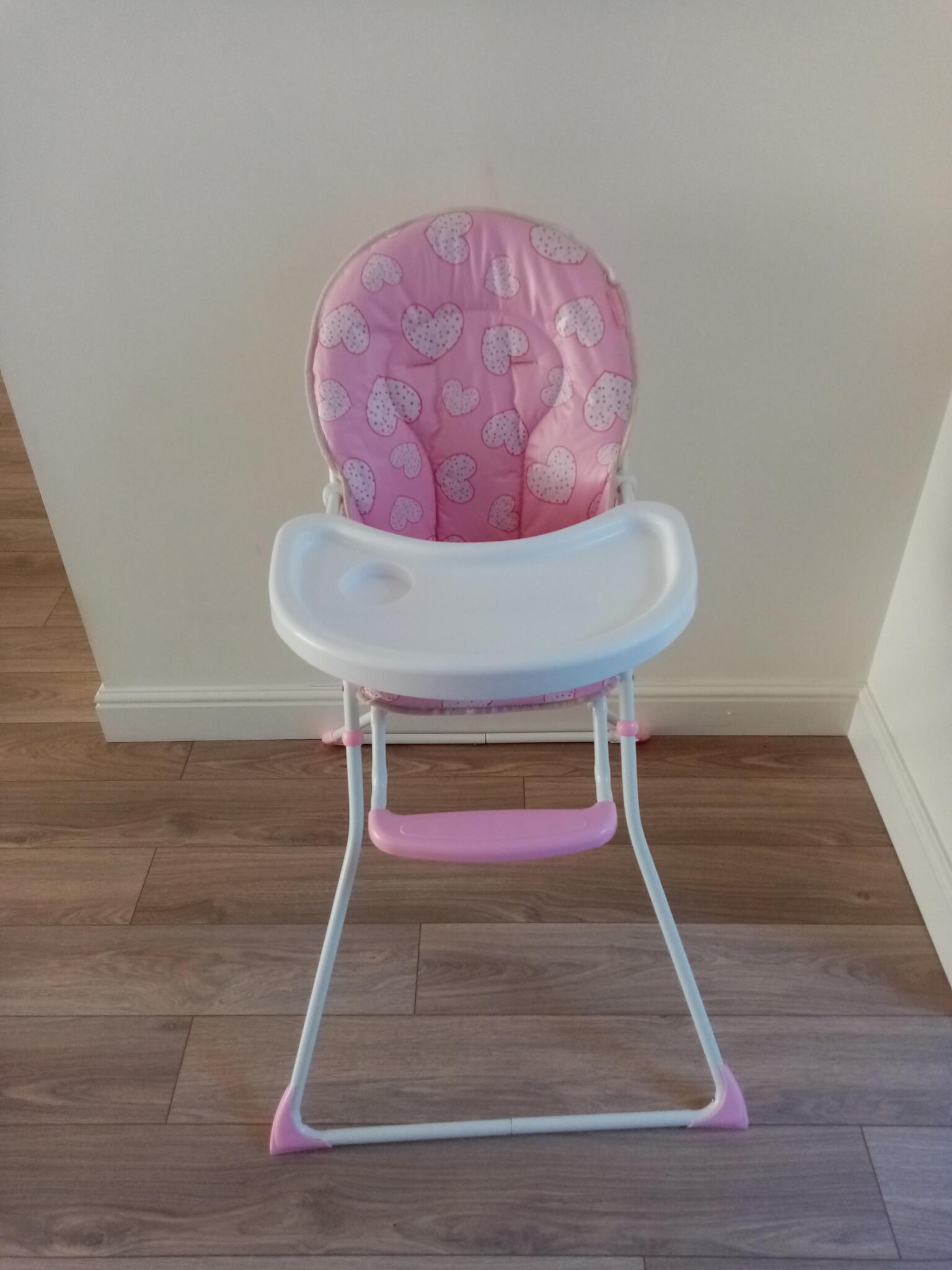 red kite wooden high chair