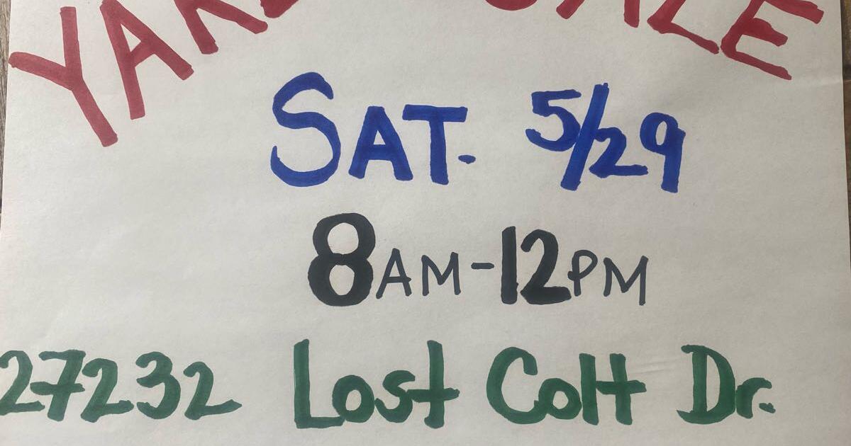 Yard sale tomorrow!! — Nextdoor