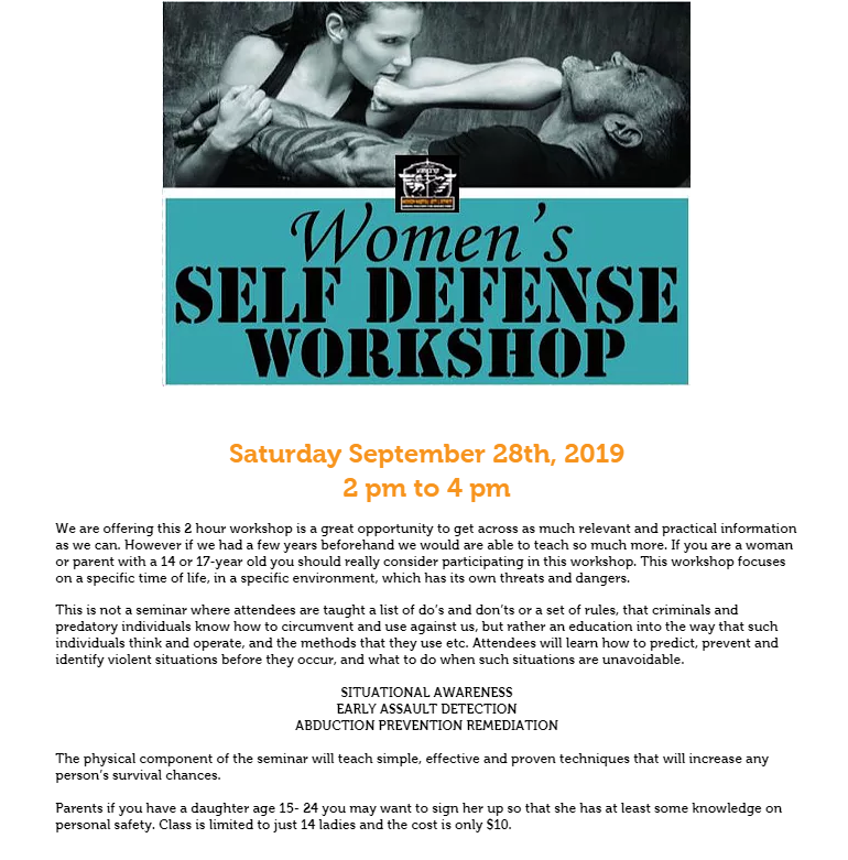 Women S Self Defense Workshop Miami Shores Village Mdash Nextdoor Nextdoor