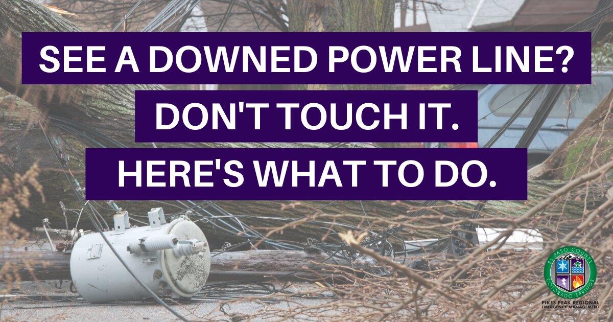 What To Do If You See A Downed Powerline: DONT TOUCH IT! (City Of ...