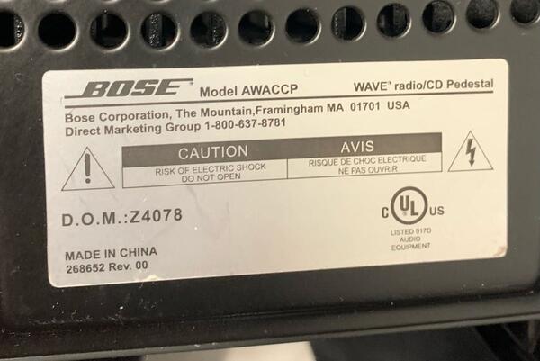 175 Bose Wave Radio Cd Player Awaccp Awrc1g Alarm Clock With Pedestal Remote For Sale Free Nextdoor