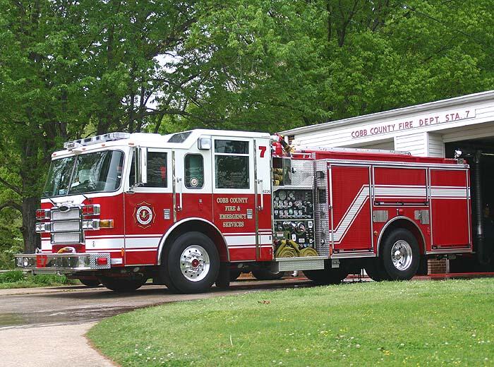 A message from the Cobb County Fire Department (Cobb County Police