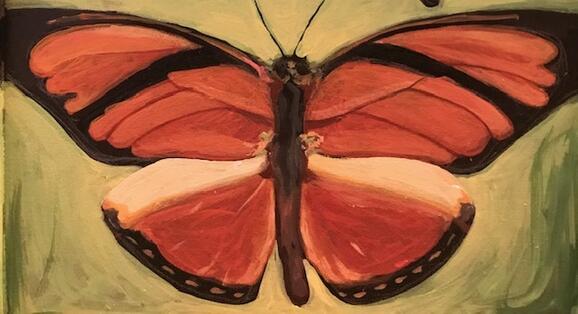 Aug 18 Butterfly Brushstrokes Painting Class For Kids Nextdoor