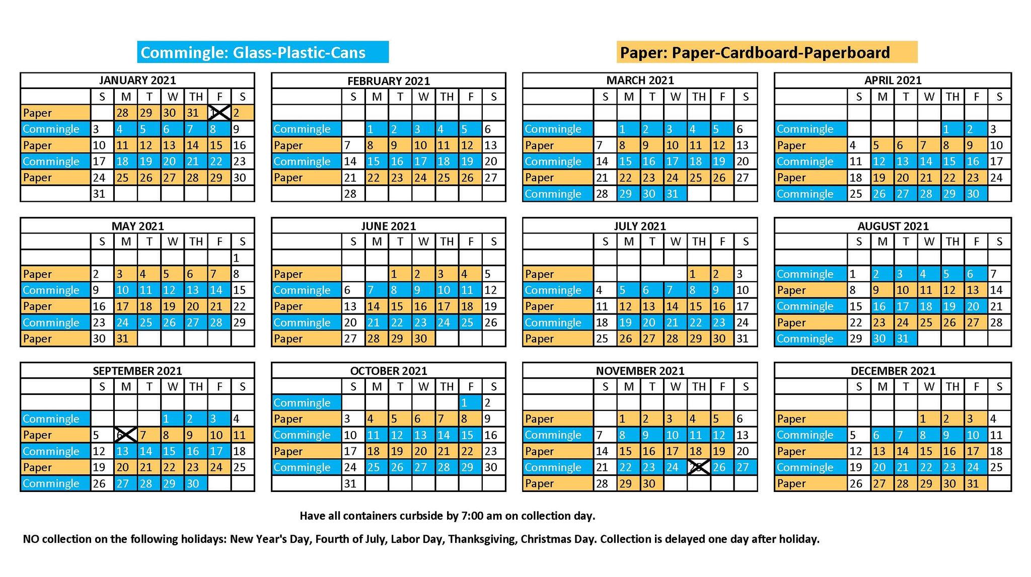 Recycling Calendar (City Of North Port) &Mdash; Nextdoor — Nextdoor