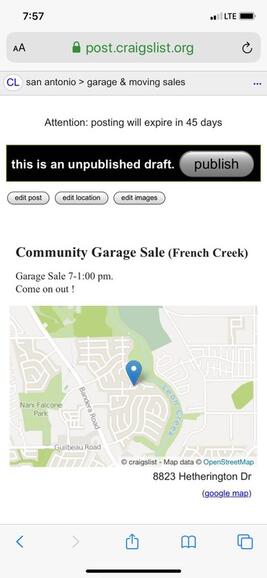 Nov 16 French Creek Community Garage Sale Nextdoor