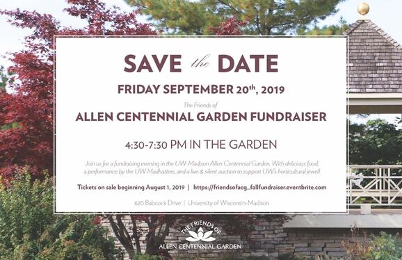 Sep 20 Uw Madison Allen Centennial Garden 2019 Fall Fundraiser