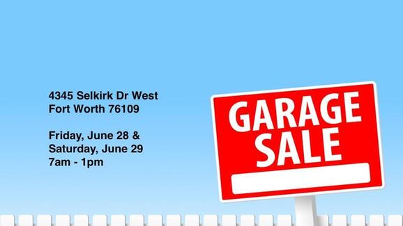 Jun 28 Fri June 28th Sat June 29th Garage Sale 4345