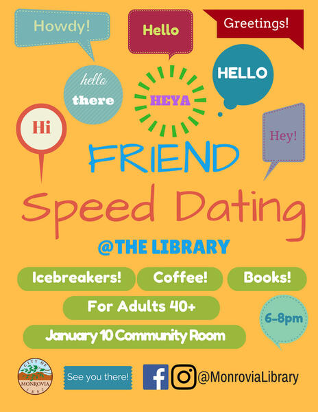 friend speed dating near me