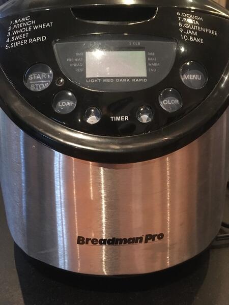 Featured image of post Breadman Pro Tr875