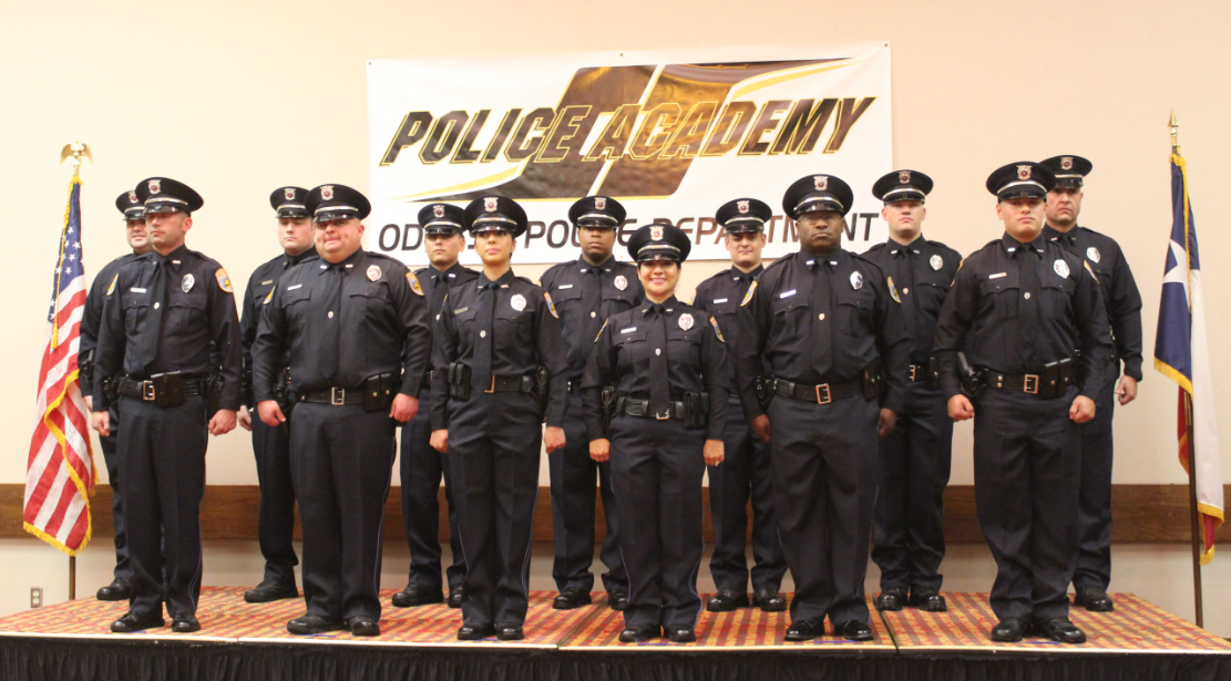 Thirteen New Odessa Police Officers Sworn in (Odessa Police Department
