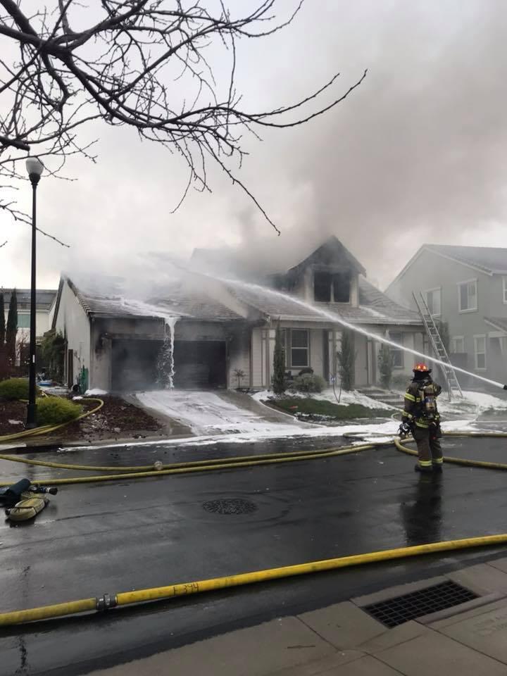 Residential Structure Fire This Morning (City of Roseville, California