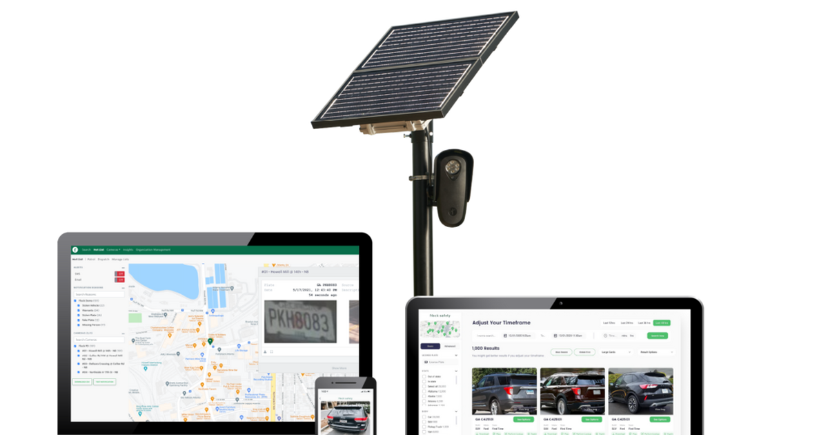 Flock Safety Cameras in the neighborhoods, and their benefits.
