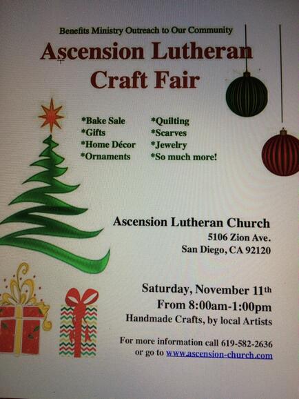 Nov 11 Ascension Lutheran S Annual Craft Fair Nextdoor
