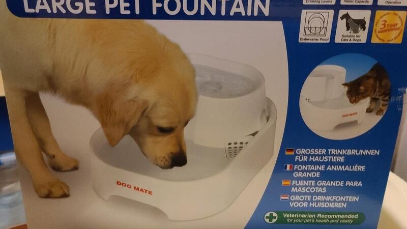 dog mate large pet fountain