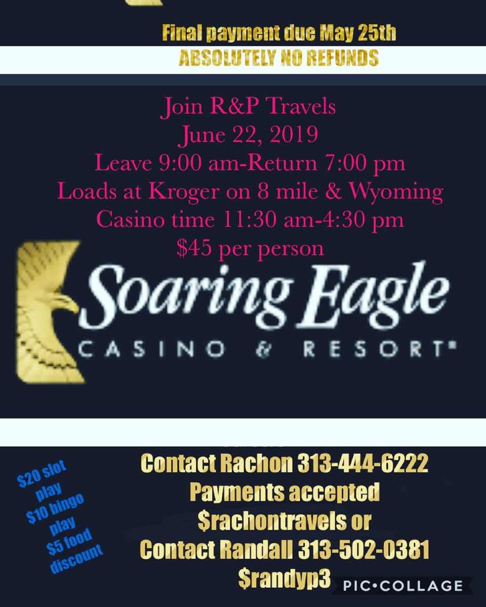 soaring eagle casino bingo schedule