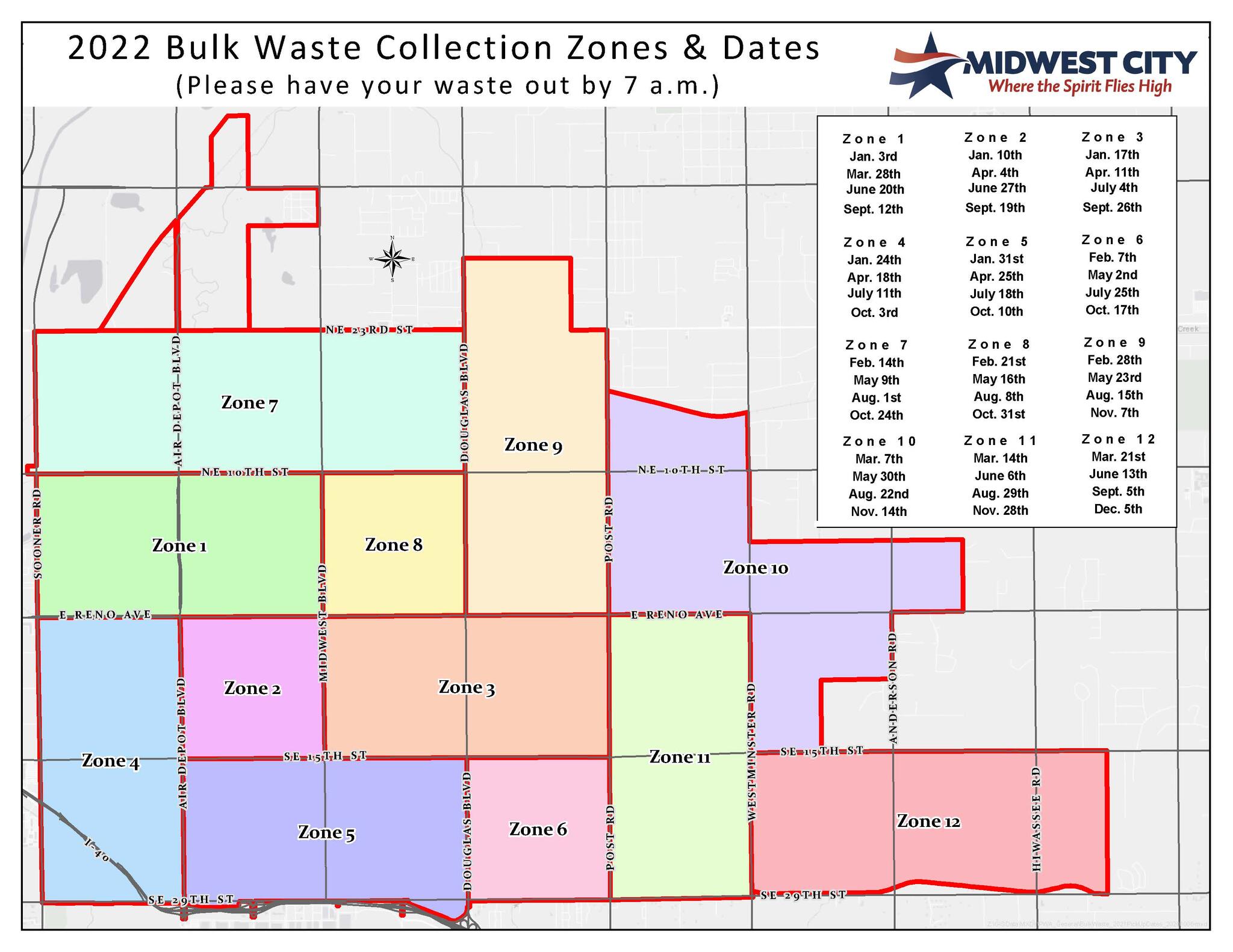 Okc Bulk Trash Pickup Schedule 2022 2022 Bulk Waste Collection Dates (City Of Midwest City) &Mdash; Nextdoor —  Nextdoor