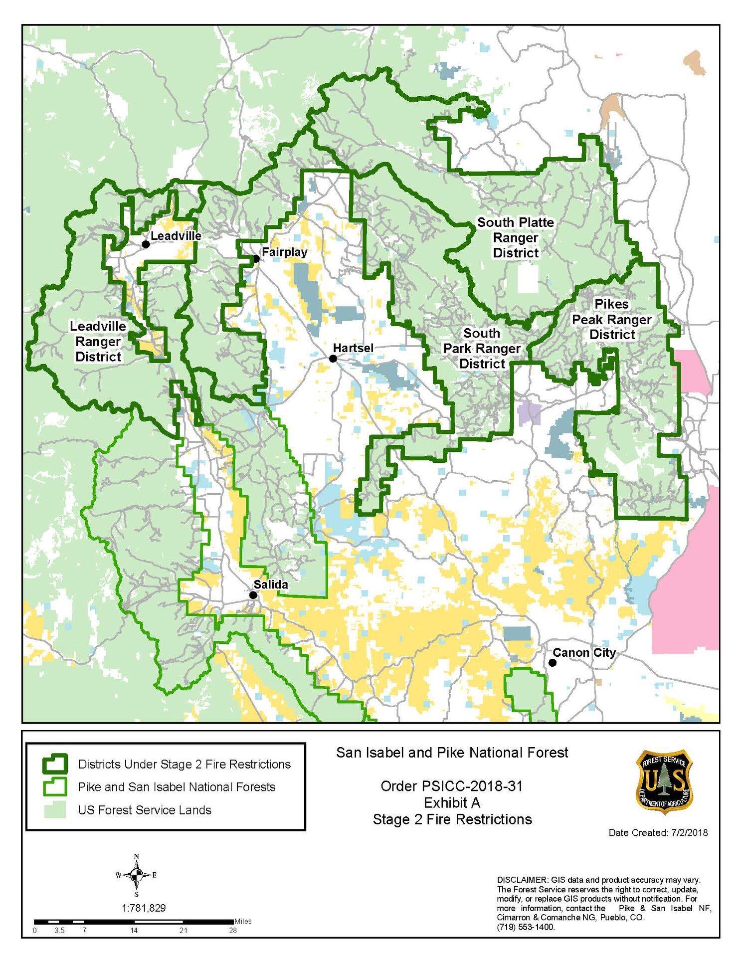 San Isabel National Forest Map - Maping Resources