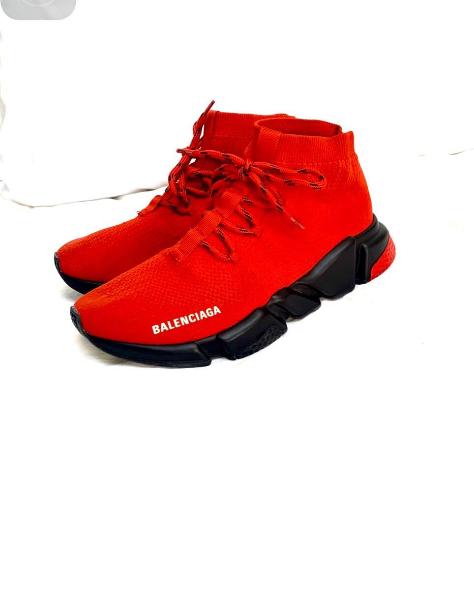 balenciaga red sock shoes