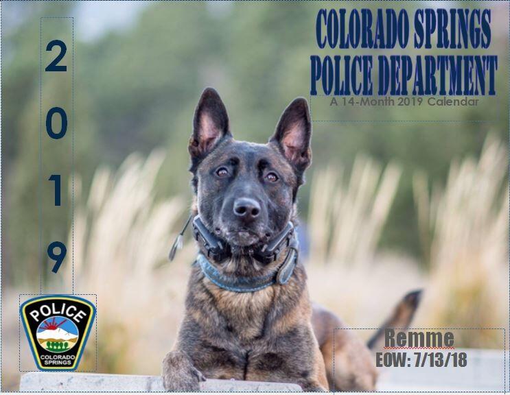 2019 K9 Calendars! (Colorado Springs Police Department) — Nextdoor