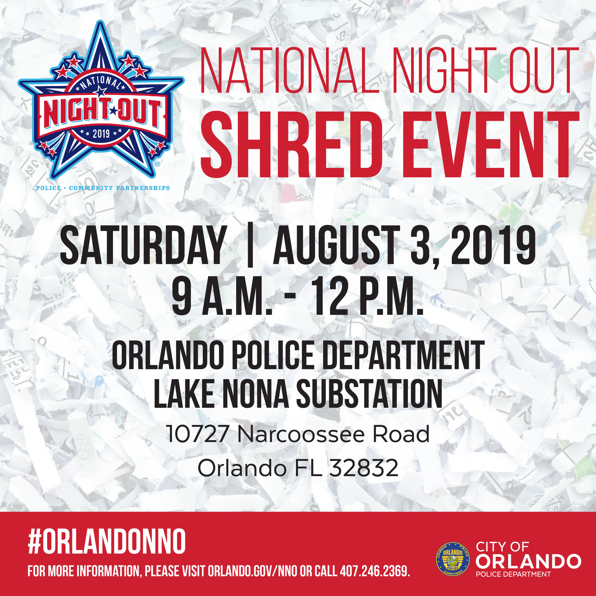 FREE SHRED EVENT (Orlando Police Department) — Nextdoor — Nextdoor